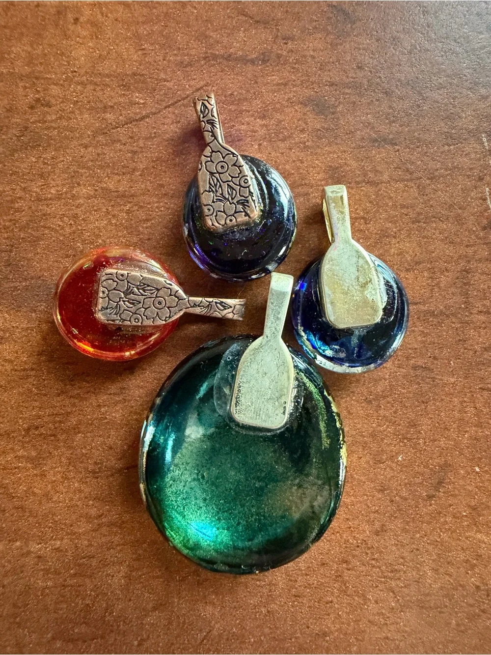 Handmade Multicolor Glass Pendant Necklace – Artisan Women’s Jewelry